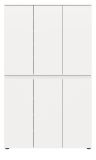 Mehrzweckschrank Assino in wei� 105 x 175 cm, bis zu 18 F�cher