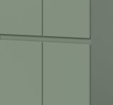 Mehrzweckschrank Assino in Gr�n 70 x 175 cm