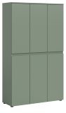 Mehrzweckschrank Assino in Gr�n 105 x 175 cm