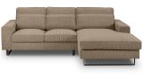 Sofa Valero in braun-beige Cord Ecksofa 4-Sitzer 276 x 183 cm