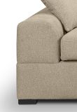 Sofa Novana in beige Strukturstoff 3-Sitzer 221 cm