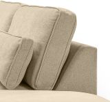 Sofa Pargola in beige Webstoff Ecksofa 4-Sitzer 305 x 281 cm