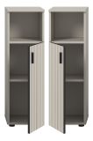 Badezimmer Kommode Livia in Kaschmir Badschrank 30 x 95 cm