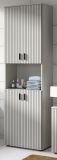 Badezimmer Hochschrank Livia in Kaschmir Badschrank 60 x 192 cm