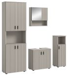 Badm�bel Set 4-teilig Livia in Kaschmir Badkombination 180 x 192 cm