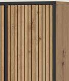 Badezimmer Hochschrank Scana in Artisan Eiche Badschrank 59 x 159 cm, Soft-Close