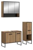 Badm�bel Set 3-teilig Scana in Artisan Eiche Badkombination 125 x 192 cm, Soft-Close