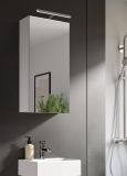 Badezimmer Spiegelschrank Talerno in Wei�, 1-t�rig 38 x 77 cm