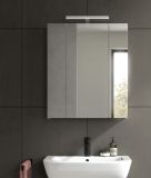 Badezimmer Spiegelschrank Talerno in Wei� 3-t�rig, Badschrank 60 x 70 cm