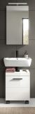 Badm�bel Set 2-teilig Talerno in wei� Hochglanz Badkombination 40 x 191 cm