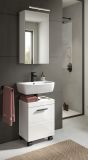 Badm�bel Set 2-teilig Talerno in wei� Hochglanz Badkombination 40 x 191 cm