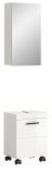 Badm�bel Set 2-teilig Talerno in wei� Hochglanz Badkombination 40 x 191 cm