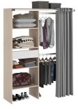 Parisot Kinder und Jugend Schlafzimmer Set Most Akazie und wei� mit Stauraumbett (160 x 200) und Kleiderschrank