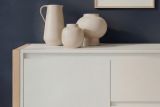 Sideboard Malta in Wei� und Artisan Eiche 120 x 88 cm