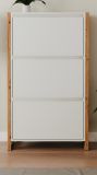 Schuhkipper Malta in Wei� mit Artisan Eiche 70 x 125 cm