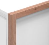 Schuhkipper Malta in Wei� mit Artisan Eiche 70 x 125 cm