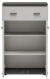 Garderobe Set Vektor in Kaschmir und schwarz Garderobenkombination 5-teilig mit Streifenmuster 180 x 203 cm