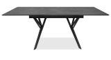 Esstisch Como in dunkel Grau Steinoptik Tisch ausziehbar 160 / 200 x 90 cm