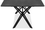 Esstisch Como in dunkel Grau Steinoptik Tisch ausziehbar 160 / 200 x 90 cm