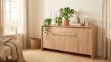 Sideboard Luzern in Hickory Walnuss 164 x 85 cm