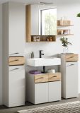 Badm�bel Set Matteo in Kaschmir und Evoke Eiche Badkombination 154 x 191 cm
