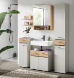 Badm�bel Set Matteo in Kaschmir und Evoke Eiche Badkombination 107 x 191 cm