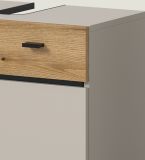 Badm�bel Set Matteo in Kaschmir und Evoke Eiche Badkombination 107 x 191 cm