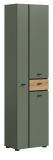 Badezimmer Hochschrank Matteo in Gr�n mit Evoke Eiche 51 x 191 cm