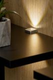 Wohnwand Secret in Schwarz mit Vicking Eiche 300 cm, 6-teilig inkl. LED und Push-to-Open-Funktion