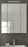 Badezimmer Spiegelschrank Cover in Kaschmir / Sand, Badschrank 3-t�rig 60 x 70 cm