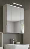 Badezimmer Spiegelschrank Cover in Kaschmir / Sand, Badschrank 3-t�rig 60 x 70 cm