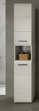 Badezimmer Hochschrank Cover in Kaschmir / Sand, 2-t�riger Badschrank 30 x 185 cm