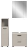 Badm�bel Set 3-teilig Cover in Kaschmir / Sand, Badkombination 105 x 185 cm