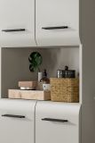 Badm�bel Set 3-teilig Cover in Kaschmir / Sand 135 x 185 cm, mit 4-t�rigem Hochschrank