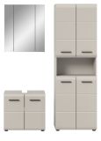 Badm�bel Set 3-teilig Cover in Kaschmir / Sand 135 x 185 cm, mit 4-t�rigem Hochschrank