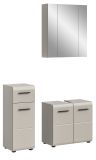 Badm�bel Set 3-teilig Cover in Kaschmir / Sand, Badkombination 105 x 185 cm