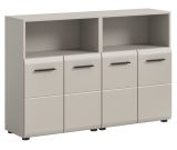 Badezimmer Kommode Set Cover in Kaschmir / Sand, 2x Badkommode 120 x 80 cm