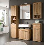 Badm�bel Set 3-teilig Shawn in Artisan Eiche Badkombination 112 x 191 cm