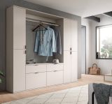 Garderobe Set Line-Up in Kaschmir, Garderobenschrank 212 x 193 cm