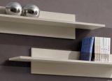 Wohnwand Option in Kaschmir Schrankwand 5-teilig h�ngend inkl. LED und Push-To-Open, 260 cm