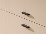 Highboard Ingar in Kaschmir und EicheKommode 115 x 140 cm, Soft-Close