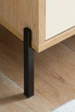 Wohnwand Ingar in Kaschmir und Eiche Wohnkombination 320 cm, mit Soft-Close