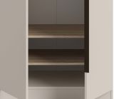 Kleiderschrank Swan in kaschmir Dreht�renschrank 2-t�rig 80 x 181 cm