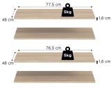 Kleiderschrank Swan in Kaschmir / Sand Dreht�renschrank 5-t�rig 200 x 181 cm