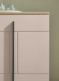 Sideboard Design-D in Kaschmir und Cremona Eiche Kommode 150 cm, mit Soft-Close