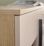 Sideboard Design-D in Kaschmir und Cremona Eiche Kommode 200 cm, mit Soft-Close
