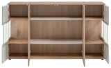 Sideboard Cathlyn in Eiche und Kaschmir Kommode inkl. LED, 160 x 92 cm