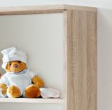 Kinder-/Jugendzimmer Superior in wei� und Sonoma Eiche Komplett Set 5-teilig