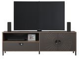 TV-Lowboard Oriana in Bronze und Rostoptik TV Unterteil 183 cm, Soft-Close
