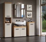 Badm�bel Set 4-teilig Celeste in Kaschmir und Evoke Eiche Badkombination 164 x 184 cm